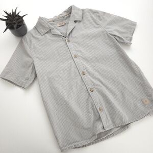 WHEAT Kids Organic Cotton Button Up Shirt size 8Y